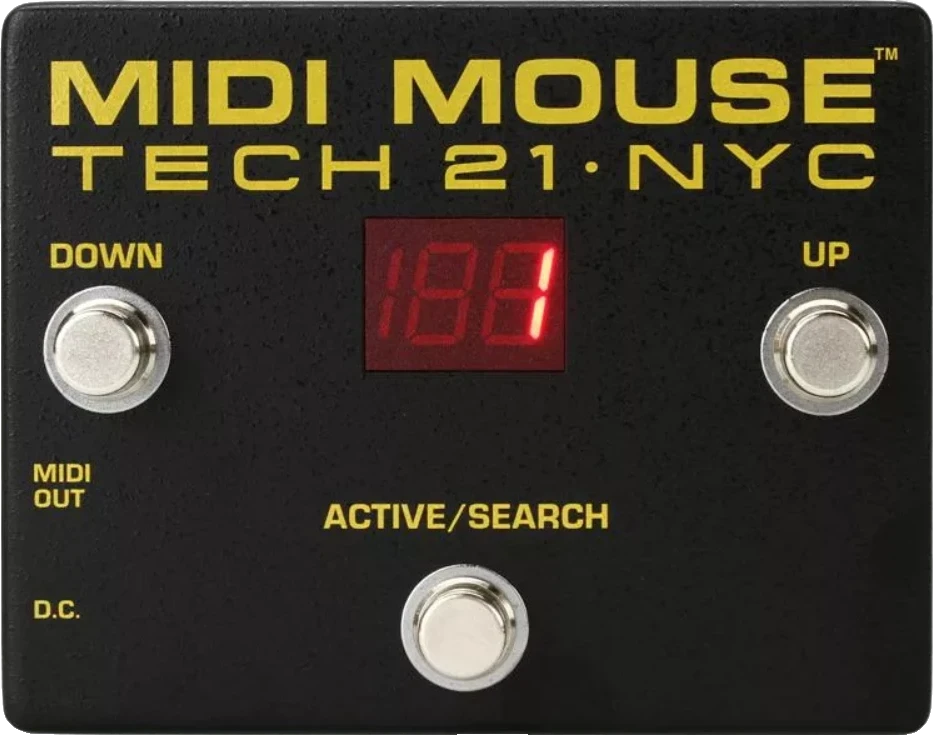 MIDI Mouse 3-button MIDI Foot Controller