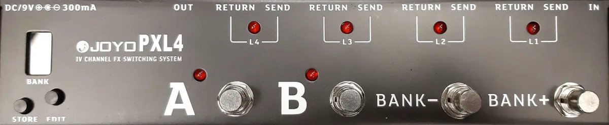 PXL-4 Guitar Effects Pedal Switcher