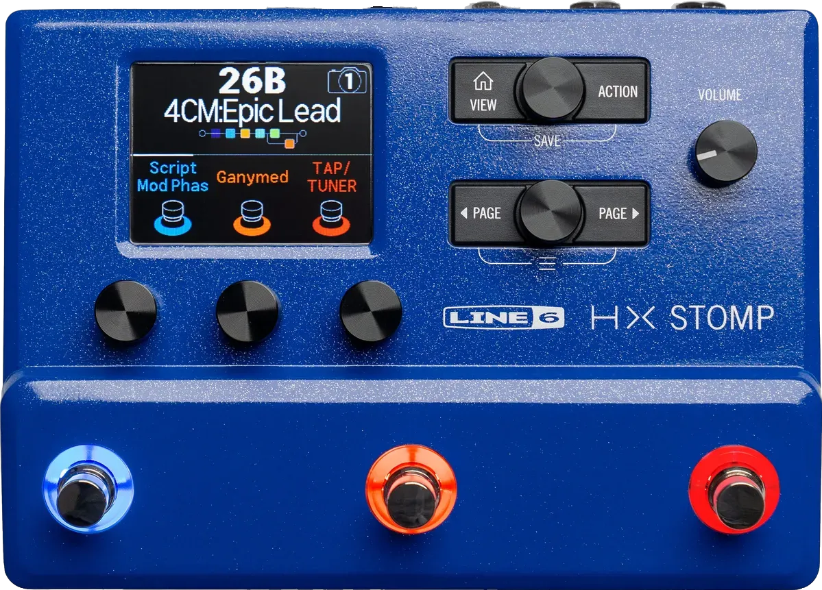 HX Stomp Blue Limited Edition