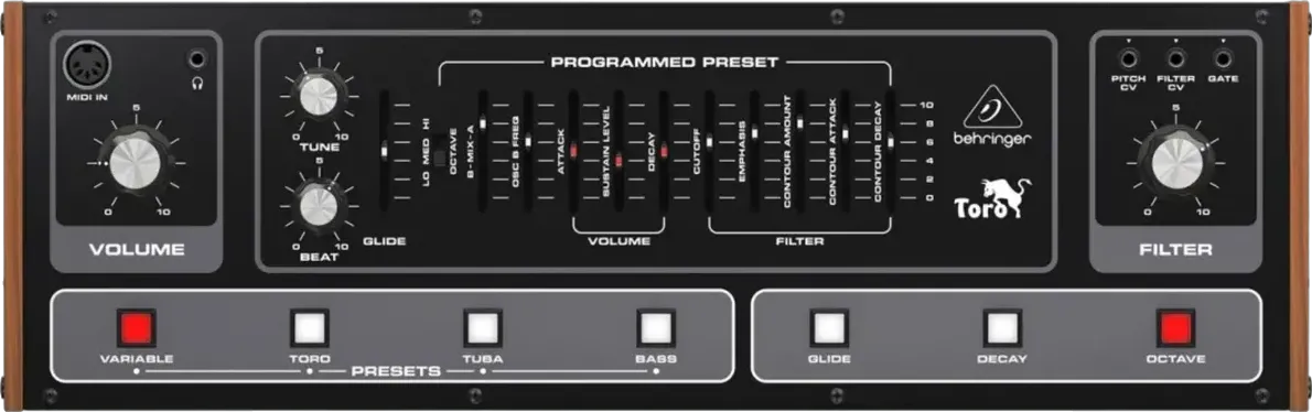 TORO CLASSIC ANALOG BASS SYNTHESIZER