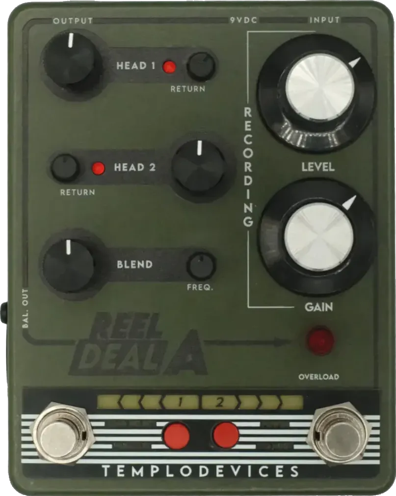 Reel Deal A Preamp Dual Delay