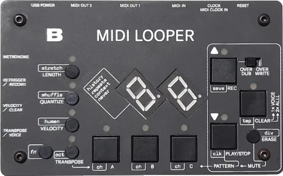 MIDI Looper MIDI Looping Device