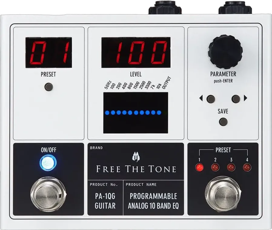 PA-1QG/PA-1QB Programmable Analog 10 Band EQ