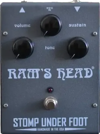 Vintage 1975 Violet Ram's Head