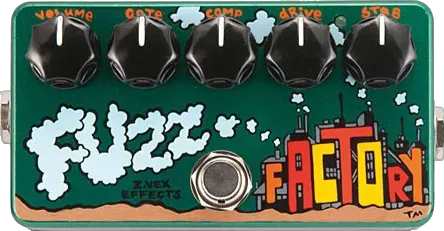 Fuzz Factory (hand painted)