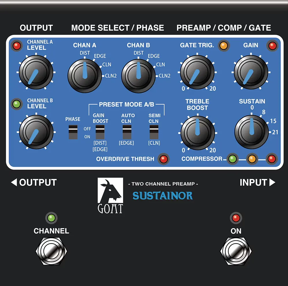 Two channel sustainer