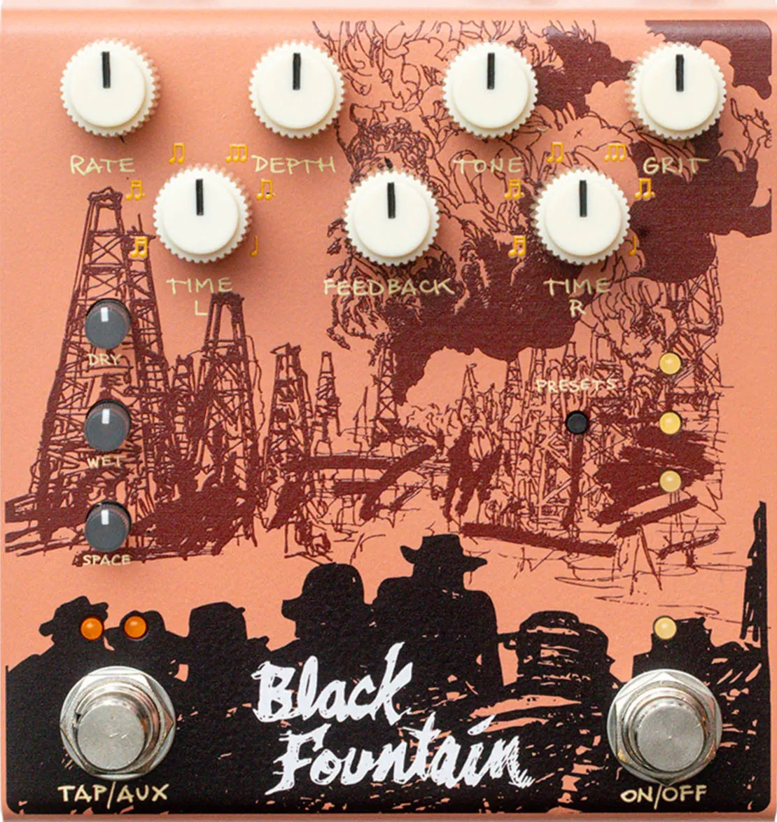 Black Fountain Stereo - Peach