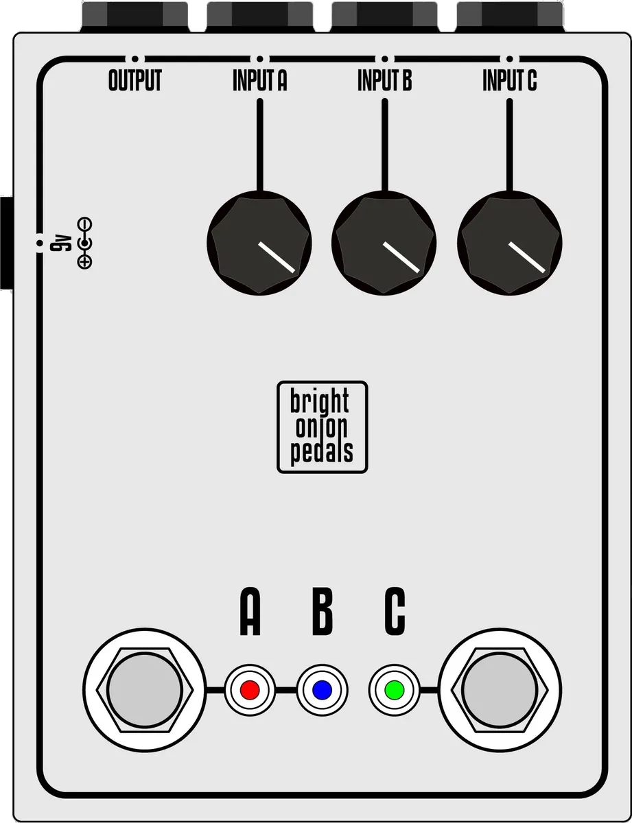 ABC Switch with Three Inputs & Volume Control