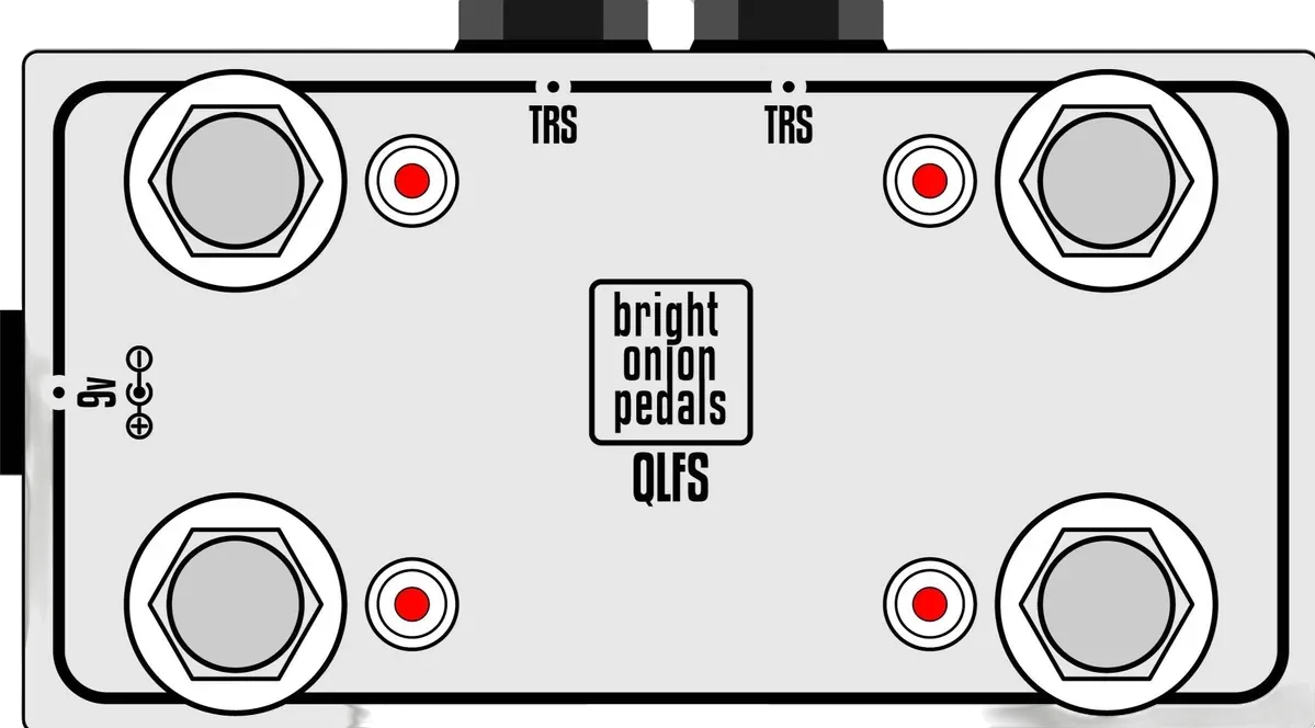 Quad Latching Footswitch v2