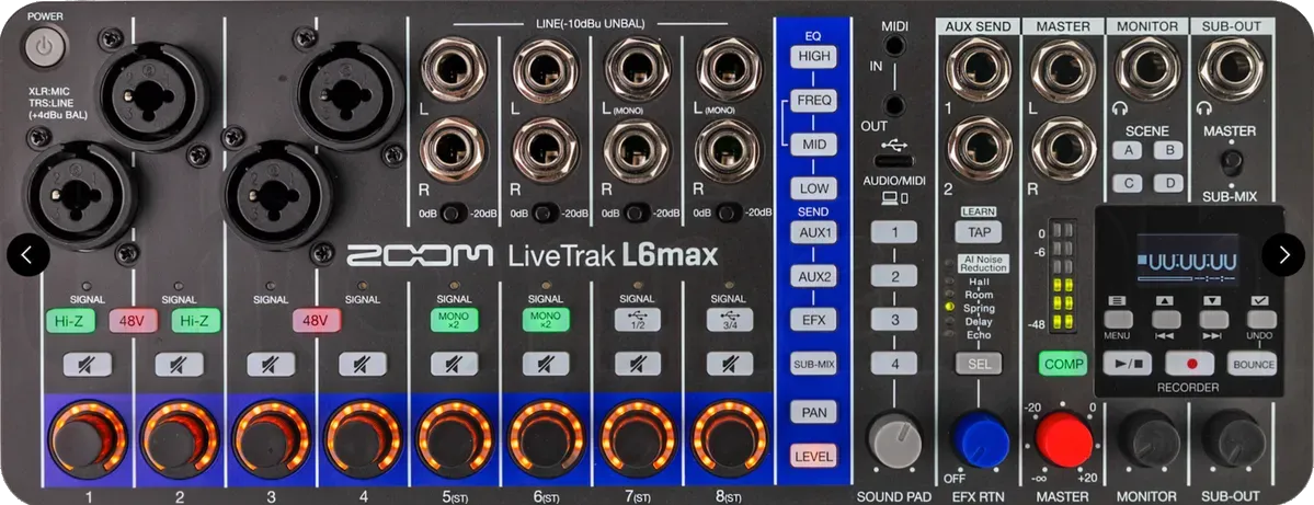 livetrack l-6 Max