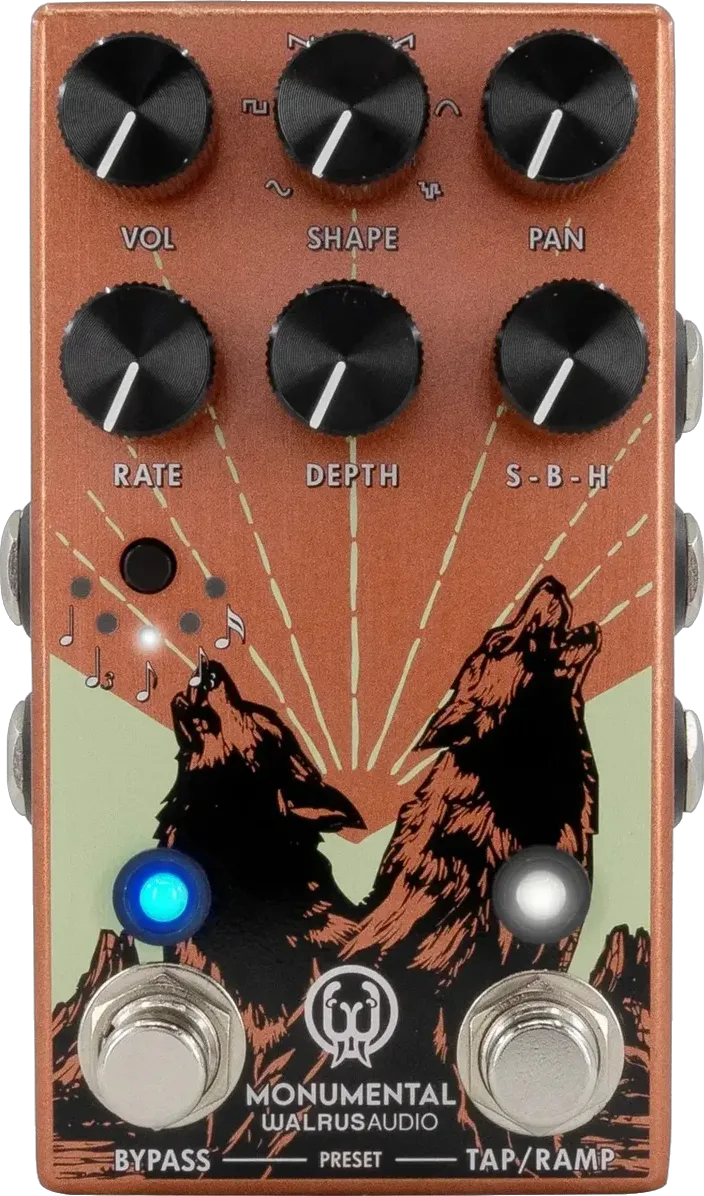 Monumental Stereo Harmonic Tremolo (Orange)