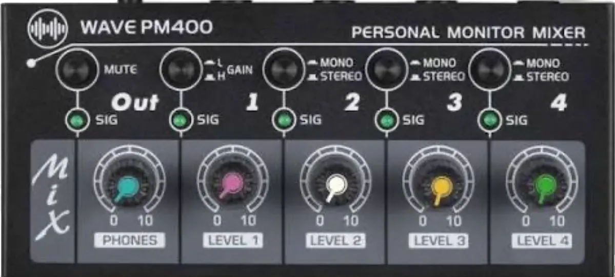 Wave PM400 Personal Monitor Mixer
